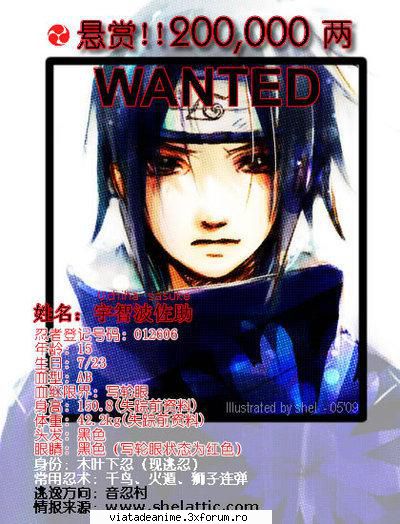 Sasuke uchiha - Hakusho - Naruto